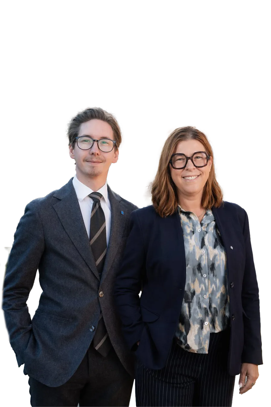 Simon Berneblad Mandegård och Erika Heil Utbult